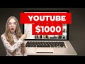 Cómo gané mis primeros $1000 en YouTube | Ingresos Pasivos