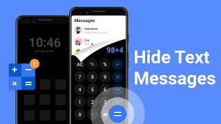 Messenger Calculator -  Hide text messages behind a secret SMS calculator wall. screenshot 4