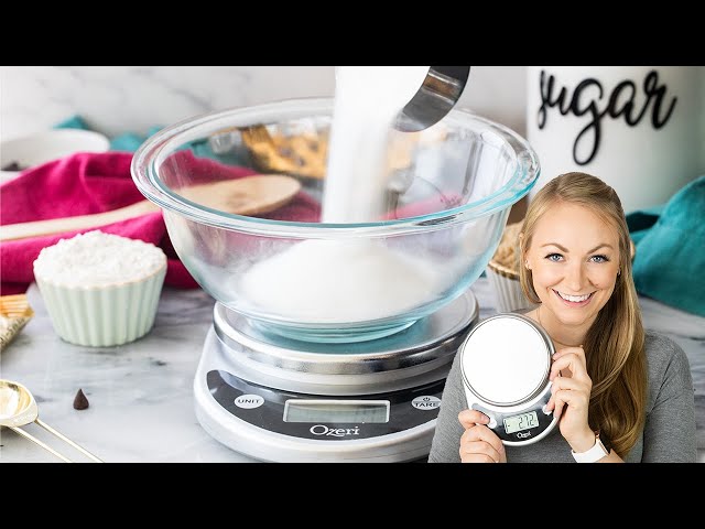 How to Use a Food Scale for Baking - Cooking With a Kitchen Scale Tips