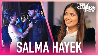 Salma Hayek Was So Excited Meeting Eminem At The Oscars She Spit Water On Him