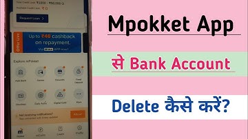 How to delete bank account from Mpokket app