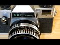 Slr 1 jcpenney camera with aus jena ddr lens  pentacon germany east circa 1975