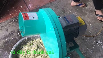 Máy thái chuối điện siêu mịn 2HP (1,5kW)