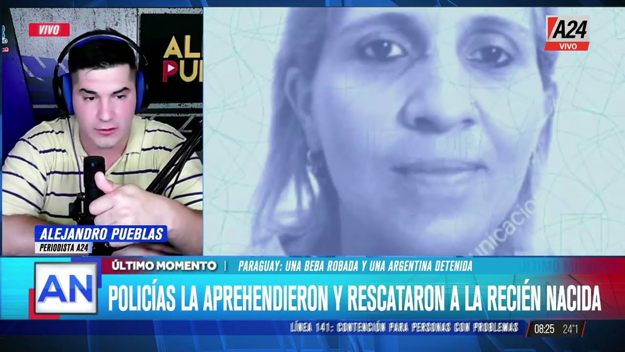 🚨Detienen a mujer argentina por robo de bebé en Paraguay: entró vestida de enfermera al Hospital