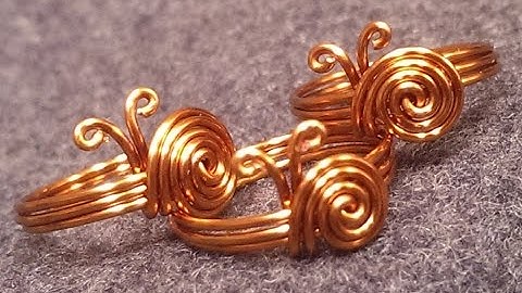 Simple snails ring for beginners - handmade jewelry idea 75