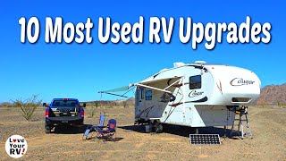Our 10 Most Used RV Upgrades (2011 Keystone Cougar Fifth Wheel Trailer)