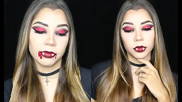 ¿Cómo puede una chica vestirse como un vampiro?