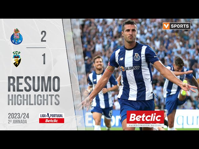 Resumo: FC Porto 2-1 SC Farense (Liga 23/24 #2) 