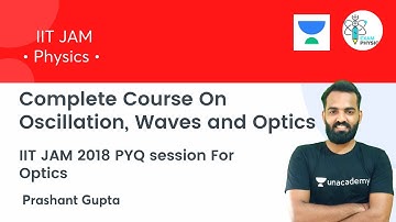 IIT JAM 2018 PYQ session For Optics | Complete Course Oscillation, Waves Optics  | Exam Physics