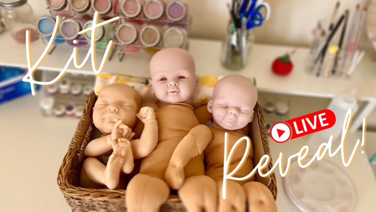 Reborn Baby Doll Artist LIVE KIT REVEAL Otillie by Cassie Brace