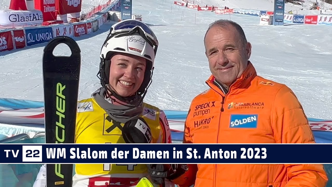 SPORT TV22: WM Slalom der Damen in St. Anton - FIS Alpine Junioren Ski Weltmeisterschaften 2023
