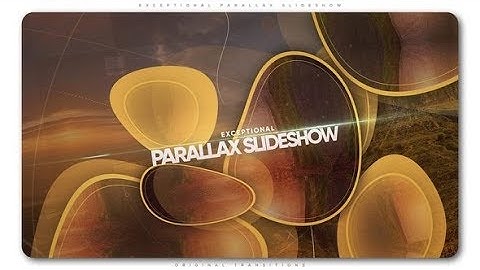 Exceptional Parallax Slideshow | After Effects Template | Videohive #AfterEffectsTemplate #Videohive