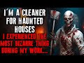 Im a cleaner for haunted houses skulls pierced with black daggers keep appearing creepypasta