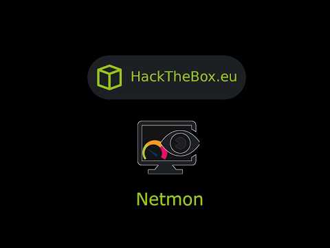 HackTheBox - Netmon