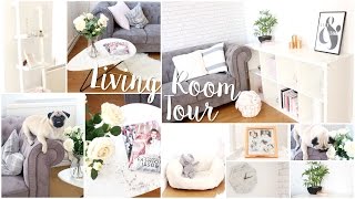 My living room tour! I hope you love it as much as I do! Thanks so much to #AmazingSpace for all your help! Blog - http://beccarose.