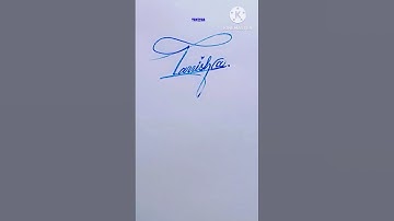 Tanisha signature 🔥#beautiful signature tanisha #signature/sign tanisha #calligraphy#ytshorts#shorts