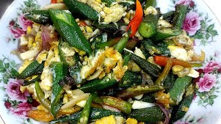 Masak Sayur Bendi Goreng Telur Yang Mudah & Sedap