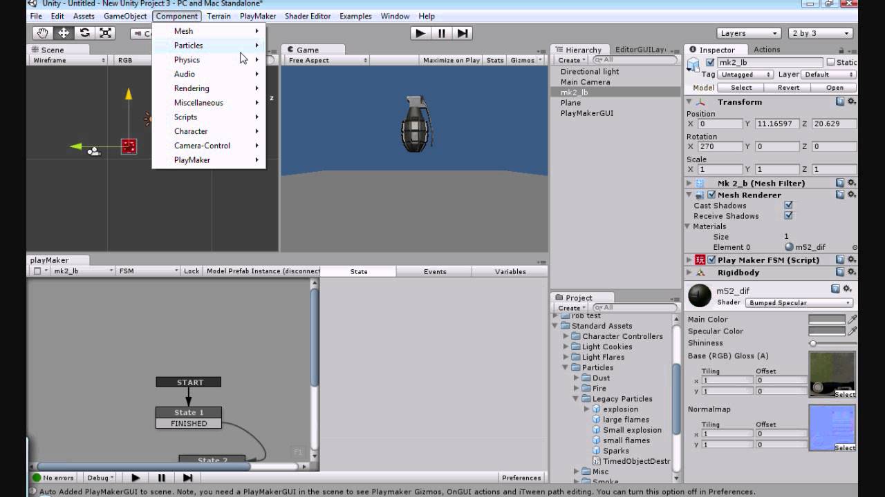 grenade tutoral part 1 of 3 - YouTube
