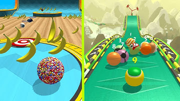 🍌🥎⚡💎Banana Frenzy Going Balls Vs Action Balls Gameplay #113