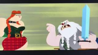 Samurai Jack 5x05 Scotsman and his daughters