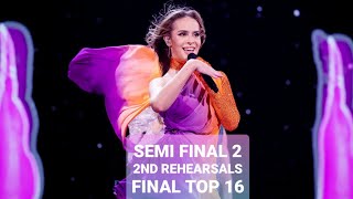 Eurovision 2023 | 2nd Rehearsals | Semi Final 2 | My Final TOP 16