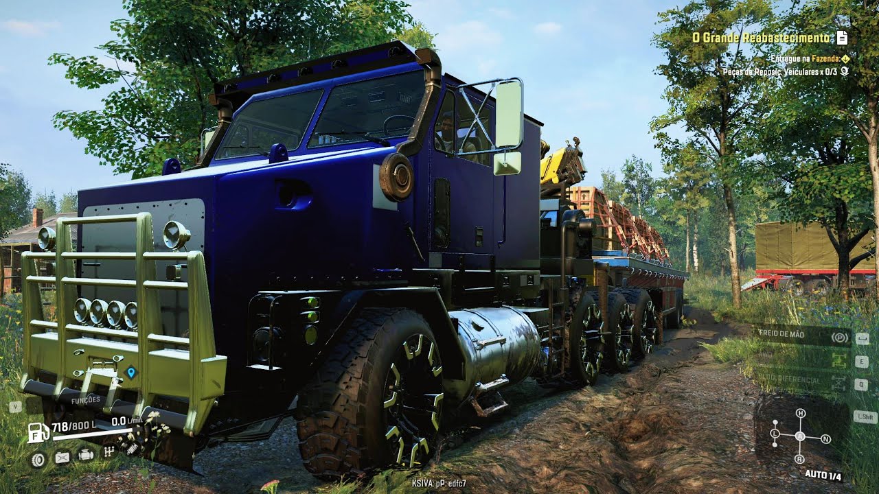 🔥 “Entrega de Suprimentos na Fazenda com Caminhão MOD BRUTO! | SnowRunner