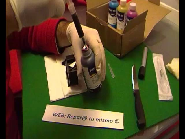 COMO RECARGAR TINTA EN CARTUCHOS HP 21 Y HP 22. - YouTube