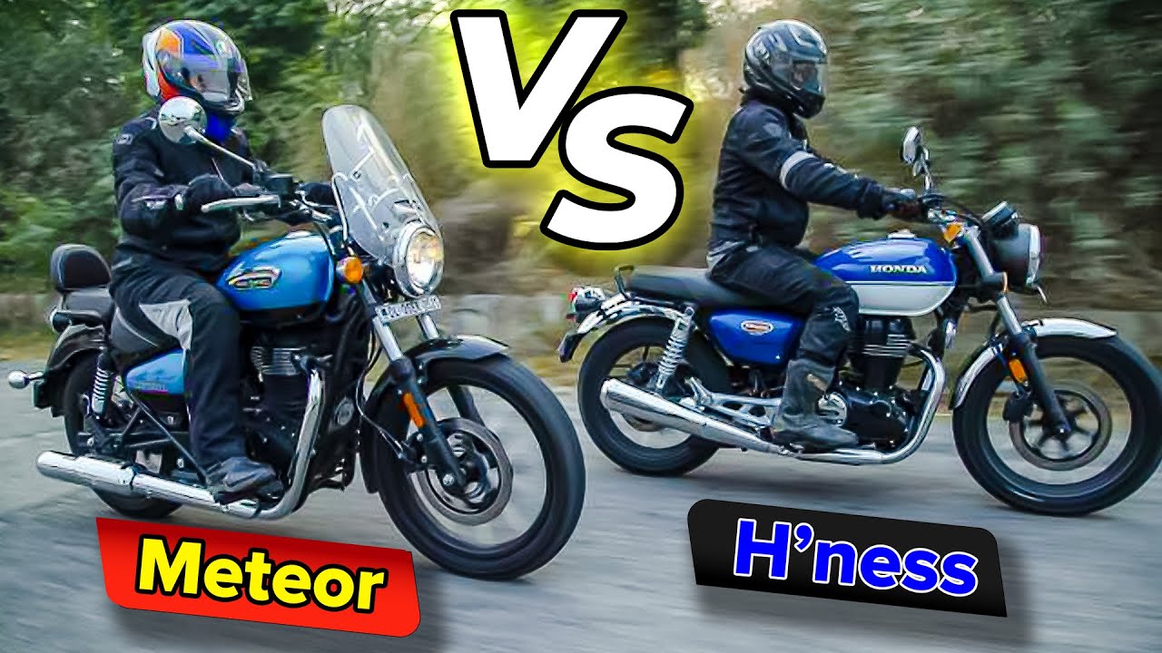 Royal Enfield Meteor 350 vs Honda H'ness CB 350 Tamil Comparison | RevNitro