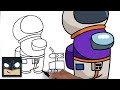 How To Draw Astronaut Crewmate + Pet | Among Us