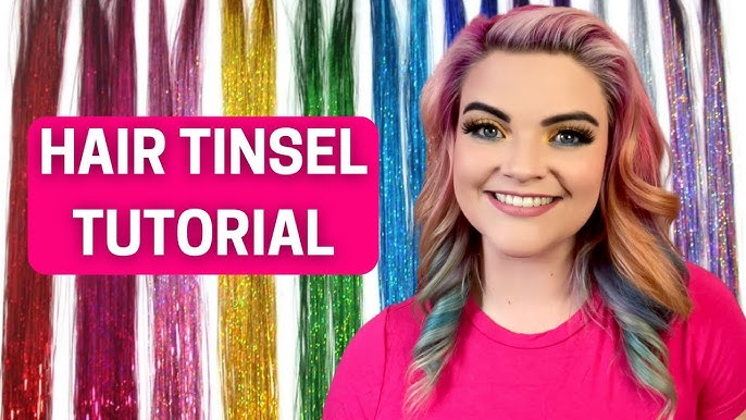 How to put Hair Tinsel in! - Mirella Manelli Education