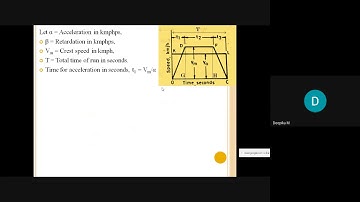 Derivation on trapezoidal and quadrilateral curve of speed time curve.