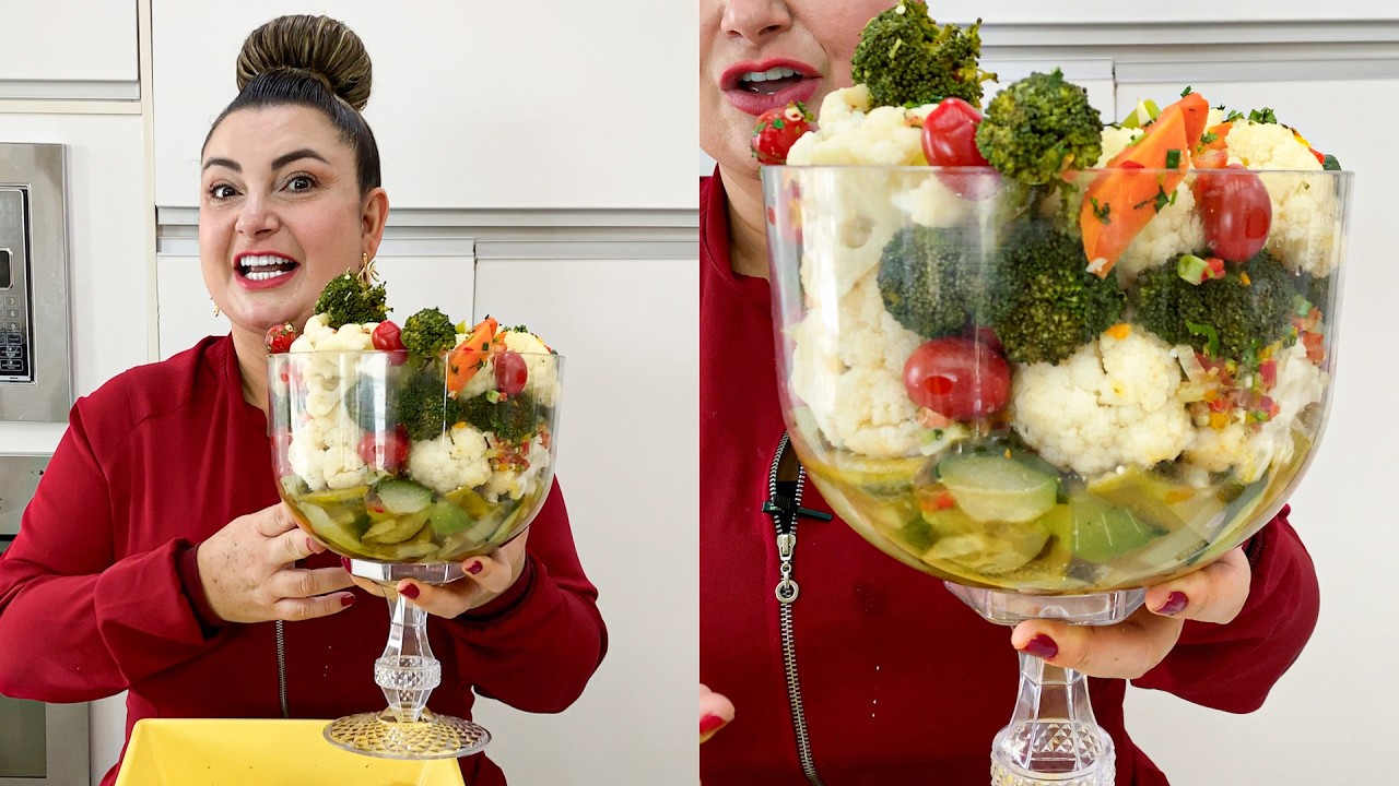 ESSA SALADA SIMPLES VIROU A MAIS PEDIDA AQUI EM CASA (NUNCA VI IGUAL!)