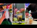 Trying Viral Korean Ice Cup ASMR🥤#icecup#southkorea#drink#asmr#7eleven#convenience#store#short#video