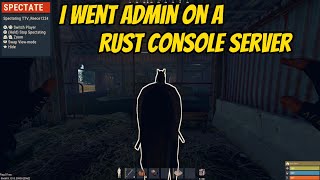 I Was An Undercover Admin On Rust Console (Zealot 6r)