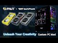 Palit pc build  custom painted the rtx 3050 dual ft darkflash dk210 graffiti