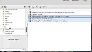 Zotero: Setting up Folders