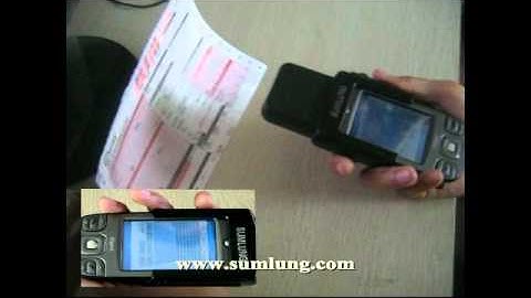 How to use mobile barcode scanner to read tracking number Useful to warehouse,logistics,express,garment & clothing industry