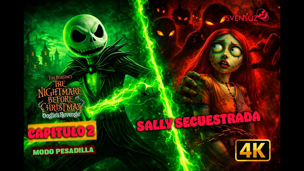 Sally SECUESTRADA por Oogie - Oogie's Revenge Cap 2 Modo Pesadilla + Datos Curiosos (PS2 4K)