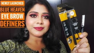 New* Blue Heaven Artisto and Walkfree Eye Brow Definers Honest Review and demo