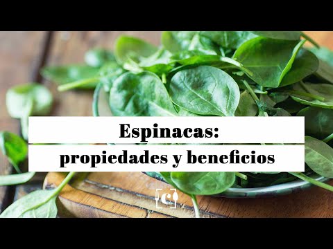Vídeo: Espinaca: Propiedades, Beneficios, Contenido Calórico, Valor Nutricional, Vitaminas
