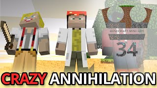 Jirka, GEJMR, MarweX a Pesi - Minecraft Mini hry 34 - Crazy Annihilation