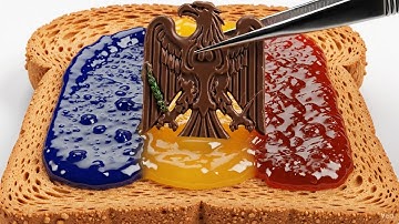 World Flags Made from REAL Food 🍓 | Satisfying ASMR Toast Art