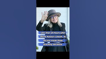 Less than 24 hours after Diane Keaton’s death, Al Pacino made three shocking decisions