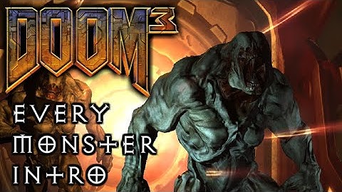DOOM 3 & Resurrection of Evil | ALL Monster Intros (2024)