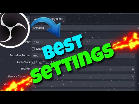 Best OBS Settings To Record Smoothly & with No Lag