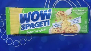 Review Wow Spageti Aglio Olio Spicy Garlic