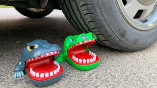 #carlab Crushing Crunchy & Soft Things by Car! Crocodile Dentist vs Car screenshot 4