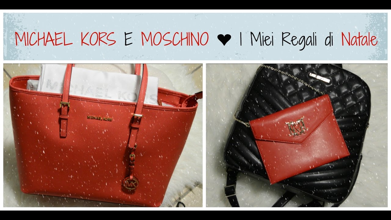 MICHAEL KORS e MOSCHINO I Miei Regali di Natale 2016 KikiSun 87 YouTube