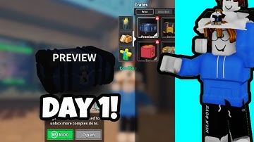Opening 1 Premium Crate In Tower Defense Simulator   Roblox Day 1