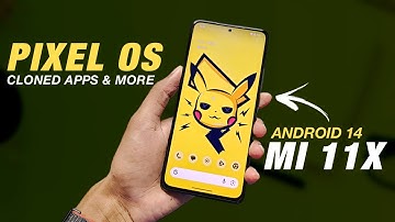 Pixel OS 14.0 Official Update For Mi 11X & POCO F3 | Android 14 | Added Cloned Apps & More